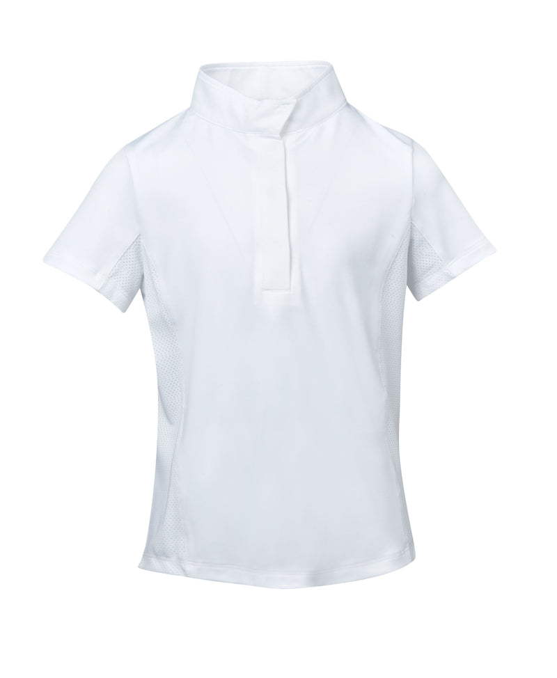 Dublin Ria Short Sleeve Women's Competition Shirt Short Sleeve English Show Shirts Dublin L White 