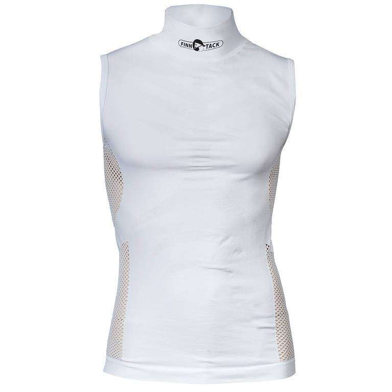 Finn-Tack Unisex Sleeveless Bodymapping Top Technical Shirts Finn-Tack S/M White 
