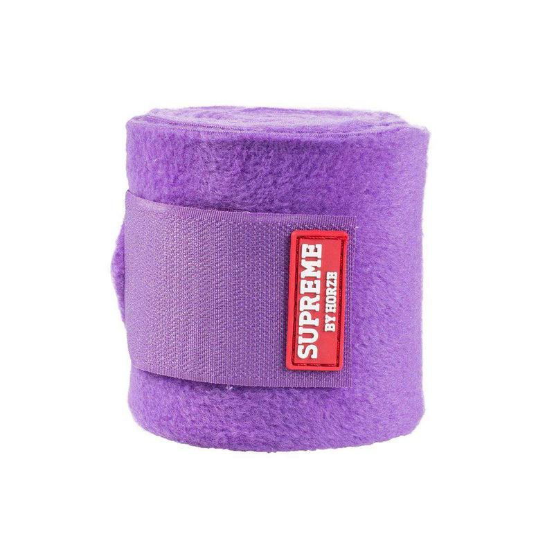 Horze Embrace Fleece Bandages Leg Wraps Horze Purple 