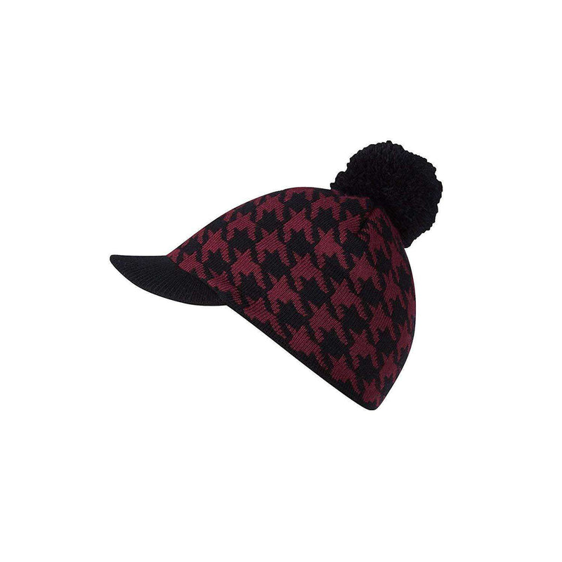 Kerrits Houndstooth Knit Hat Winter Hats Kerrits Berry 