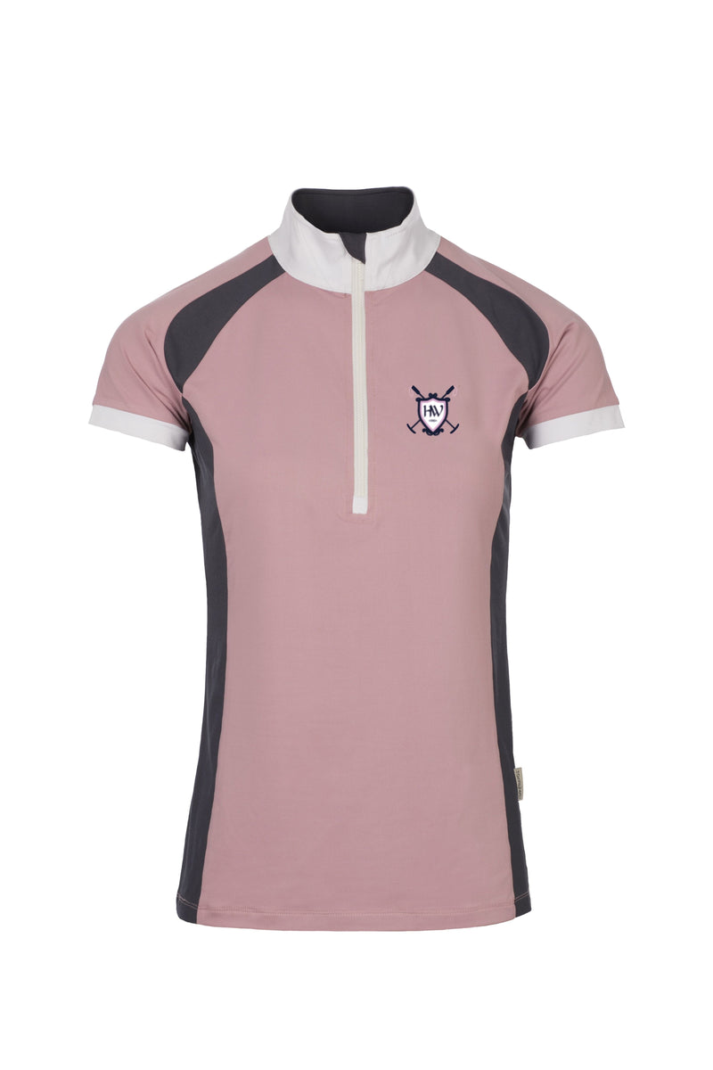 Horseware Eda Tech Polo Short Sleeve Shirt Horseware Pink/Navy XX Large 