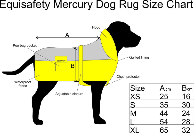 Equisafety Reflective Mercury Dog Coat Dog Coat EquiSafety 