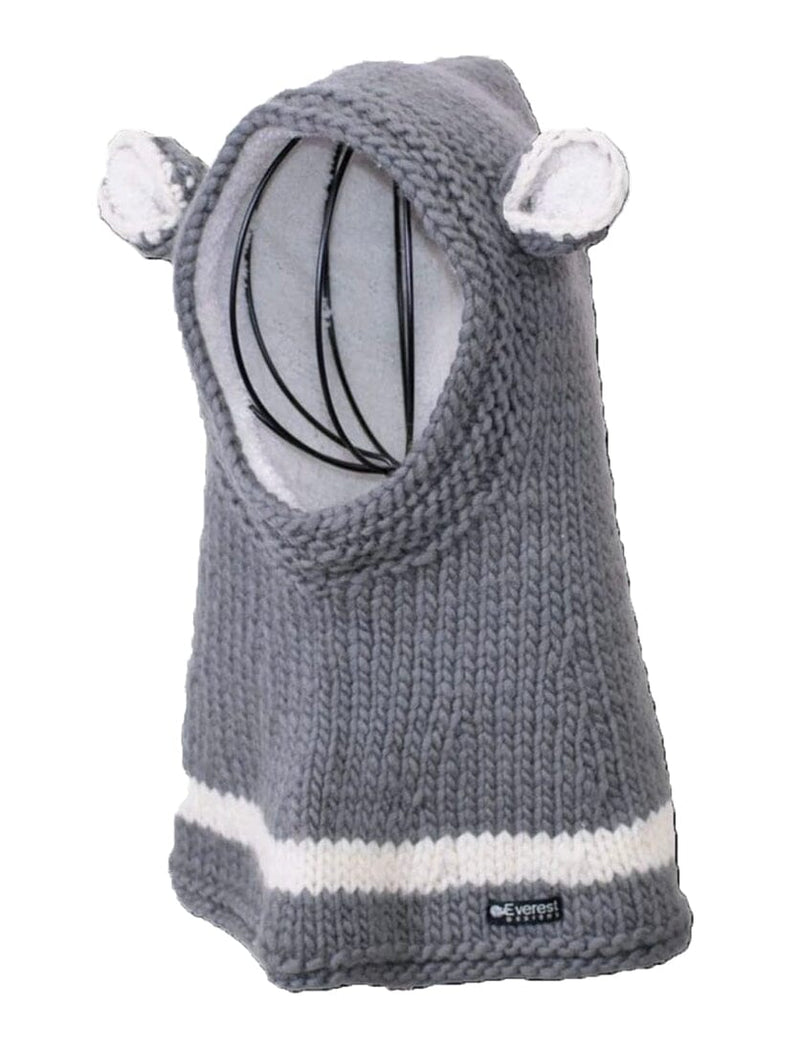 Everest Child's Animal Hoodies Winter Hats Everest Design Grey 