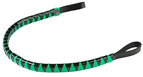 Finntack Braided Browband English Bridle Accessories Horze Black/Green Medium 