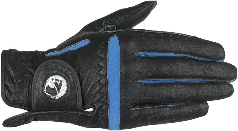 Finntack Venado Driving Gloves - Sheepskin Gloves Horze Black/Blue 8 
