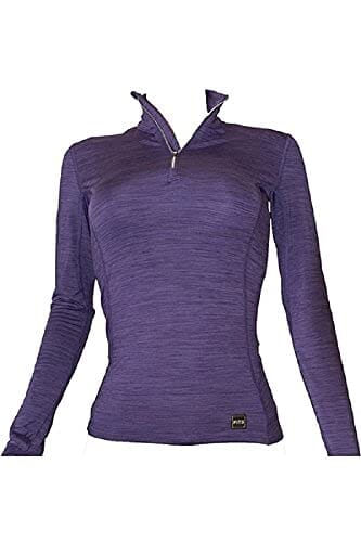 FITS Ladies Erin Base Layer Long Sleeve Shirt-Pink, Green Apple, Amethyst Base Layers FITS Amethyst X-Large 