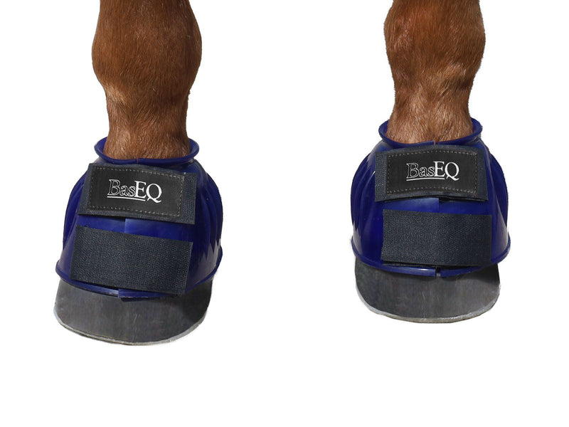 Navy BasEQ PVC Bell Boots One Stop Equine Shop Pony
