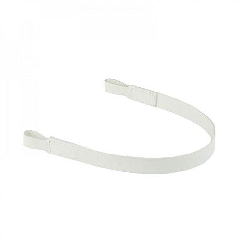 Finntack Beta Browband, 20mm English Bridle Accessories Horze White 