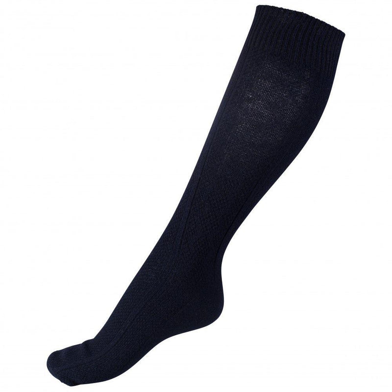 Horze Eva Cable Knit Socks Socks Horze Dark Navy US Women's 8.5-10 (EU 39-41) 