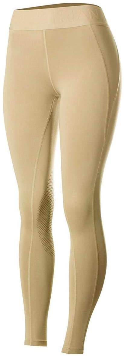 HORZE for One Stop Elsa Children's Silicone Knee Patch Tights Knee Patch Tights Horze XS Tan 