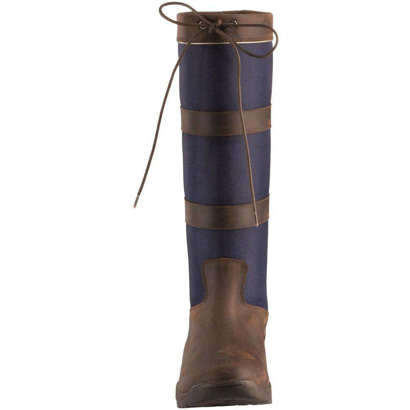 Horze Waterproof Country Tall Boots with Classic Leather Stripe Pattern Lifestyle Boots Horze 