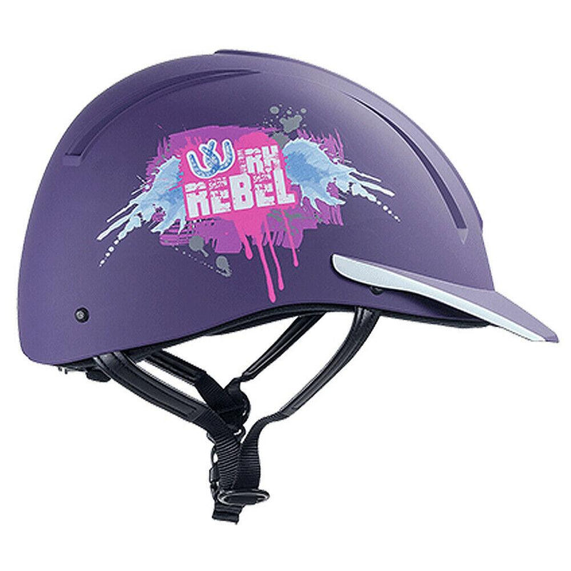 IRH Equi-Pro Western Rebel Helmet Riding Helmets Horze Purple Small/Medium 