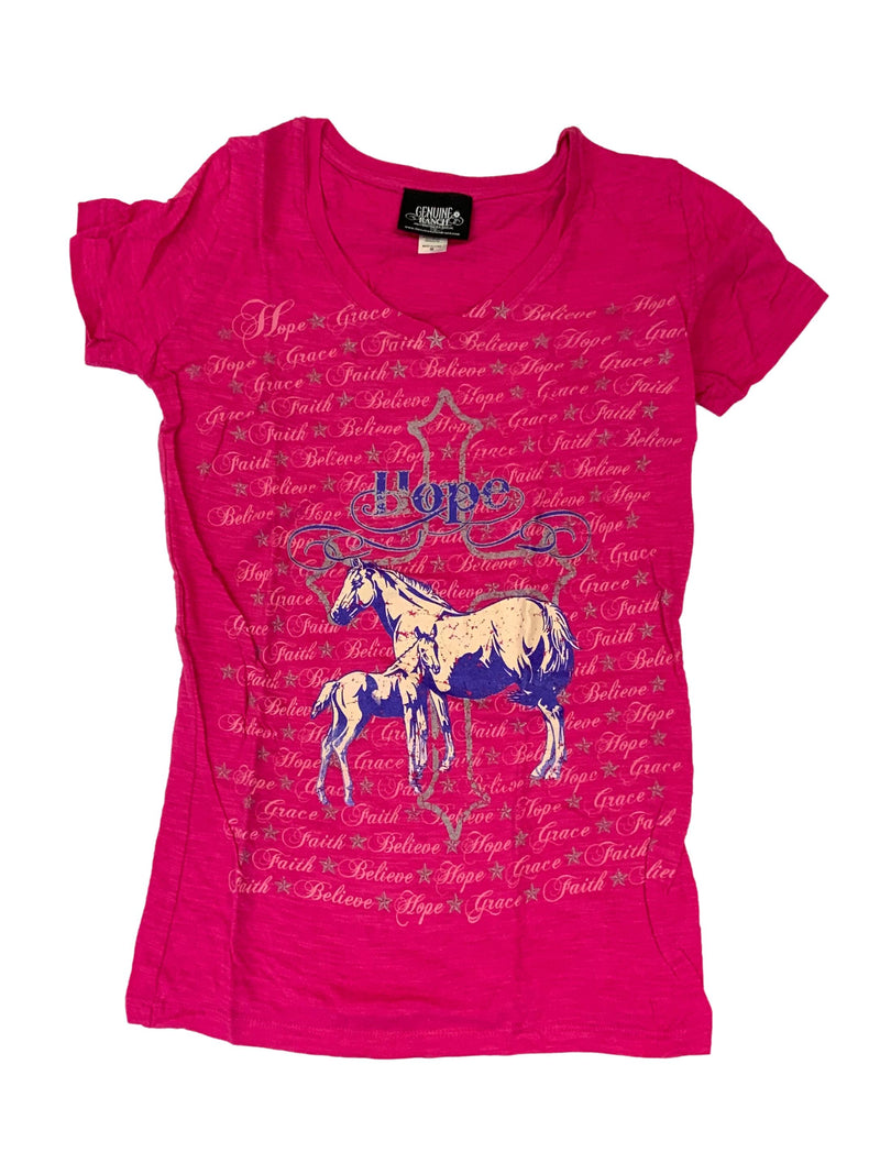 Genuine Ranch Women's Hope Tee Tee-Shirts Medium