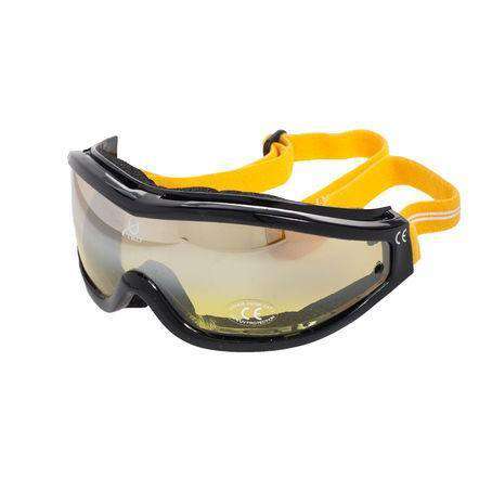TKO R-Evolution Aerodynamic Polycarbonate Race Goggles Protective Eyewear TKO Yellow/Black 