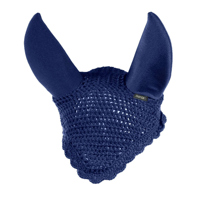 Horze Supreme Silent Ear Net Ear Nets Horze Pony Peacoat Dark Blue 