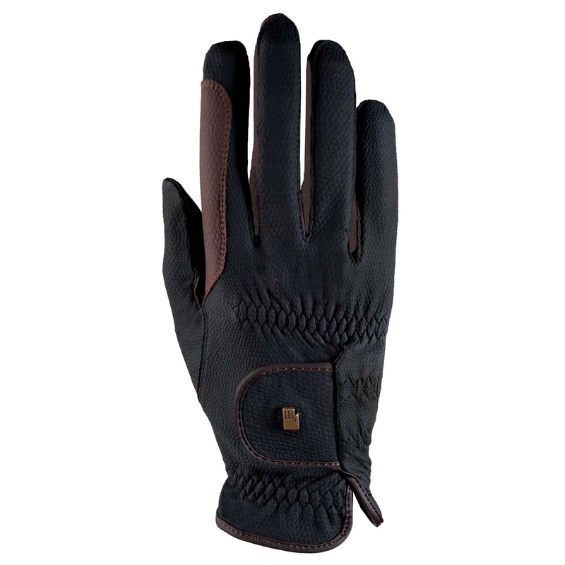 Roeckl Unisex Malta Riding Glove Gloves Roeckl 6.5 Black/Mocha 
