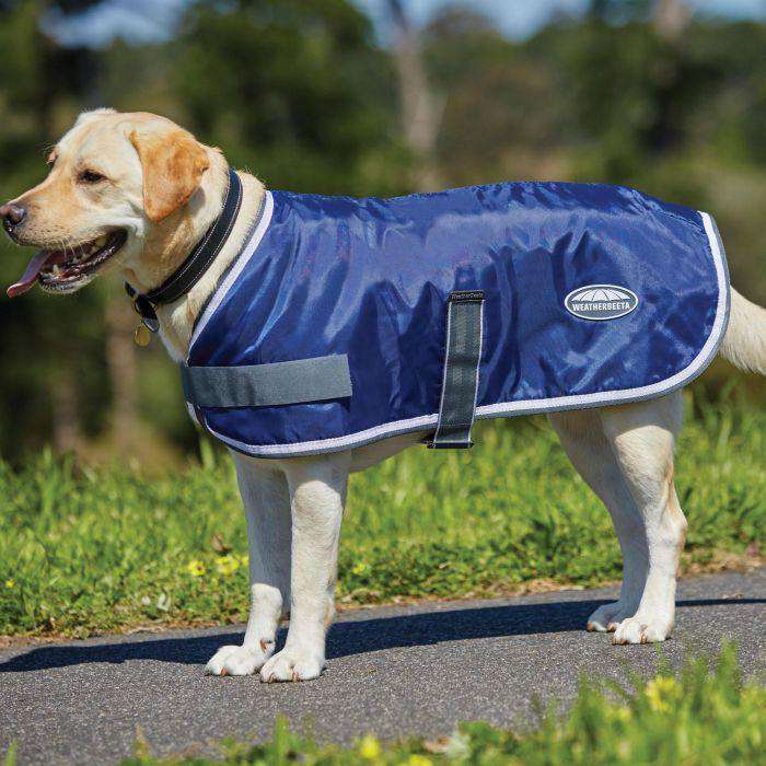 Weatherbeeta Windbreaker 420D Dog Coat Dog Coats Weatherbeeta 18" Navy/Grey/White 