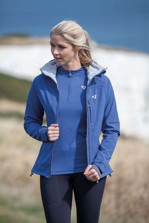 Aubrion Ladies Forest Softshell Jacket Jackets Shires XXS Blue 
