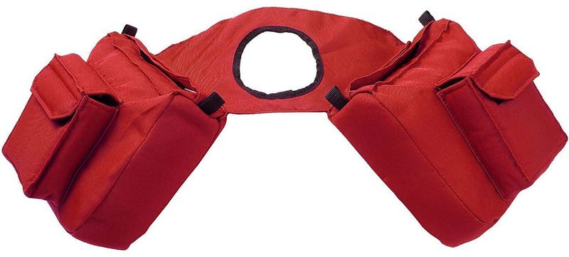 Tough 1 Insulated Nylon Horn Bag Saddle Bags Tough 1 Red One Size 