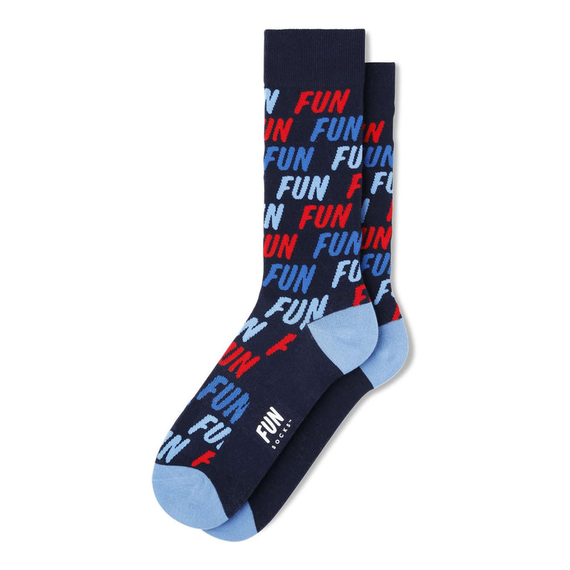 Fun Socks Men's Fun Fun Fun Socks Socks Fun Socks Navy/Red 