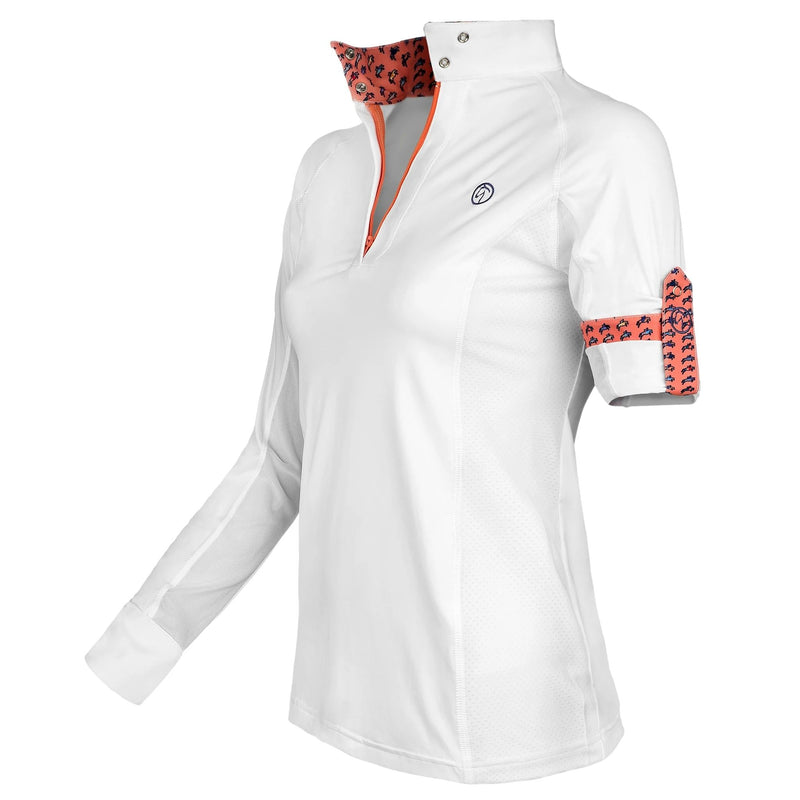 Kathryn Lily Pro Air2 Children's Deco Jumper Show Shirt Long Sleeve English Show Shirts Kathryn Lily White X-Small 