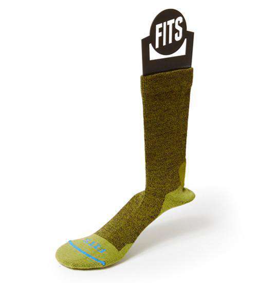 FITS Light Hiker Crew Sock Socks FITS Socks M Forest 