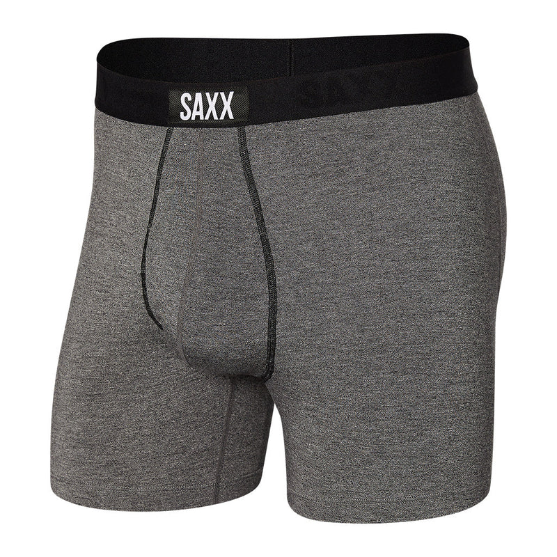 Salt & Pepper SAXX Men's Ultra Boxer Brief with Fly