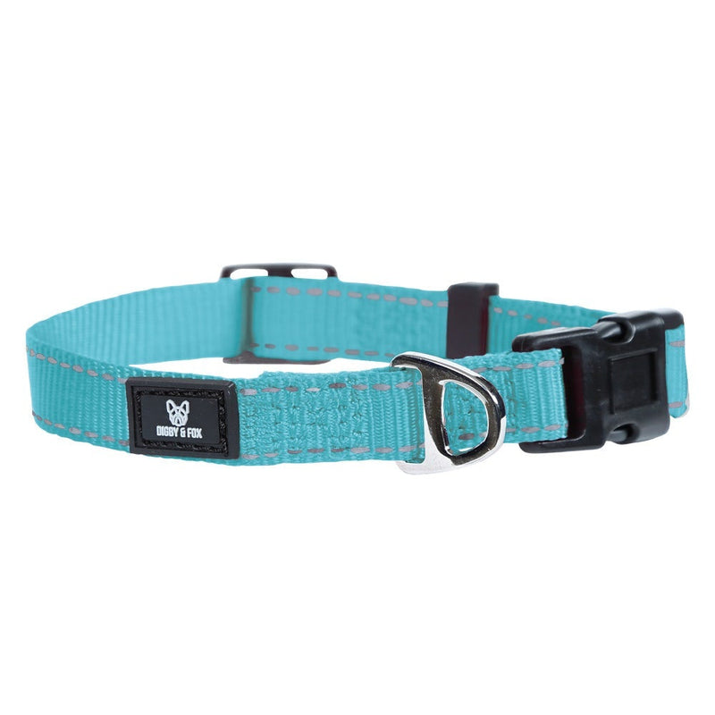 Shires Digby & Fox Webbing Dog Collar Dog Collars & Leashes Shires Equestrian Blue Small 