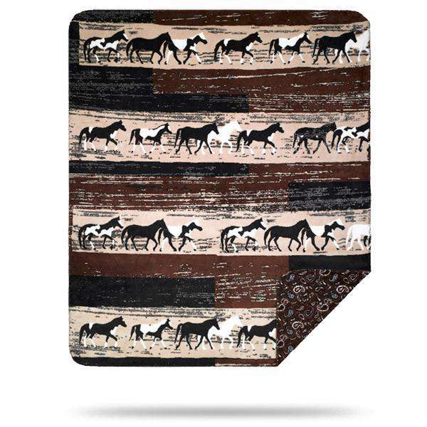 Denali Horses Blanket Blankets & Throws Denali 60"x70" 