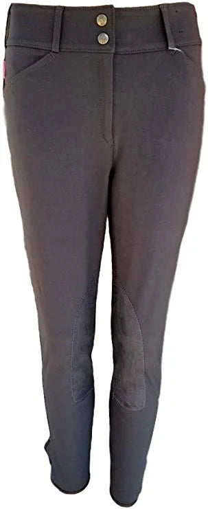 Tailored Sportsman Ladies Trophy Hunter Mid Rise Front Zip 1963 Breech Tailored Sportsman Charcoal 36R 