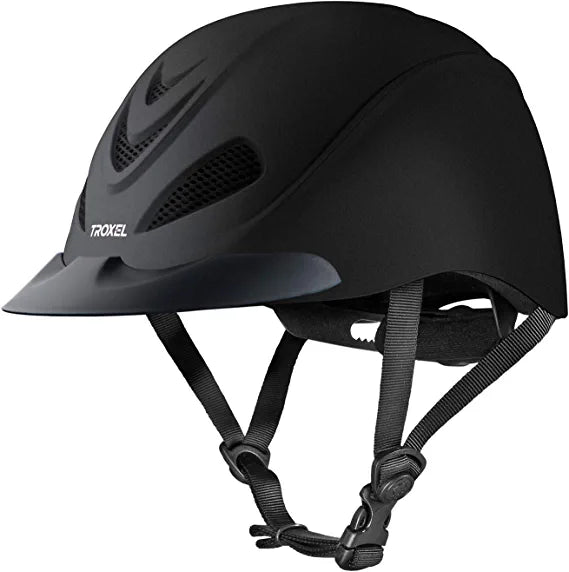 Troxel Liberty Duratec Riding Helmet Adult Riding Helmets Troxel Black Duratec Large - Over 22 3/4" 