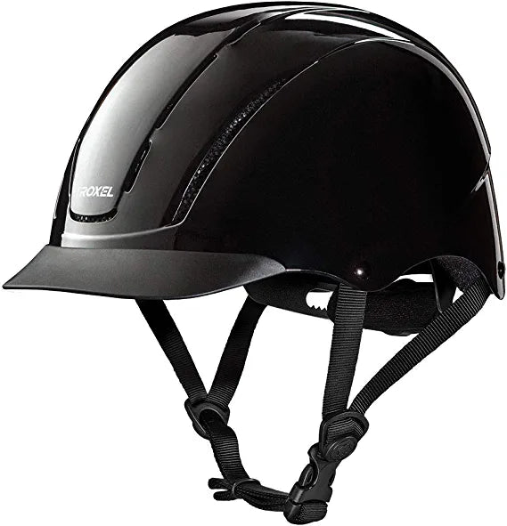 Troxel Spirit Training Helmet Riding Helmets Troxel Black Medium - 22-22 3/4" 