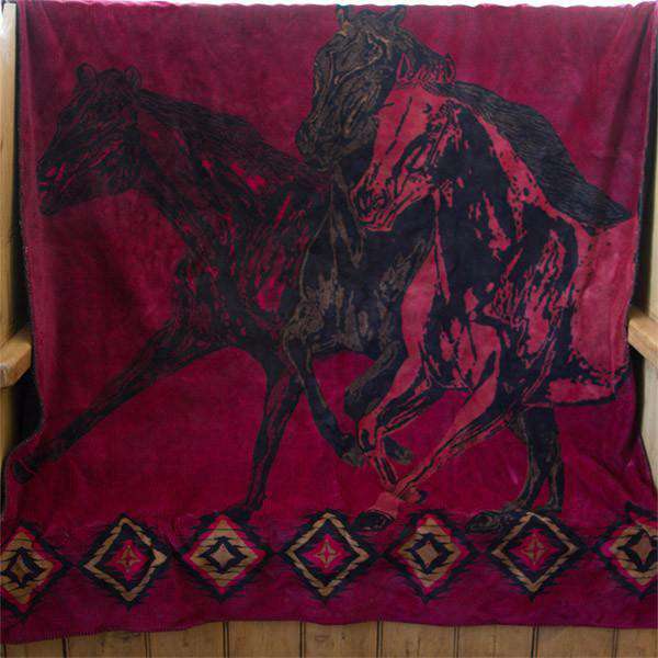 Denali Wild Horses Blanket Blankets & Throws Denali 