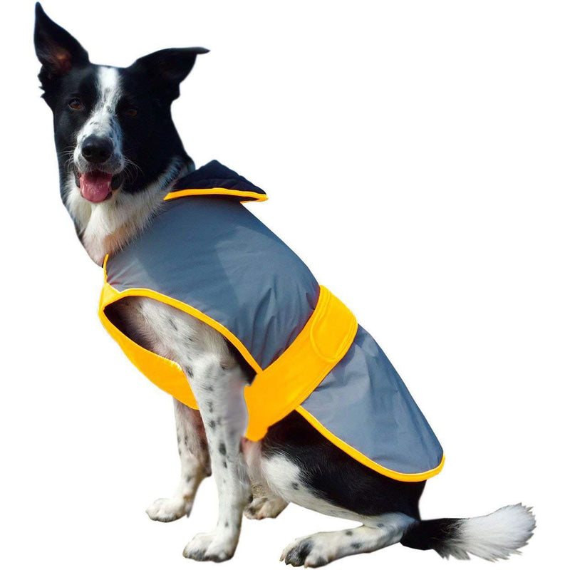 Equisafety Reflective Mercury Dog Coat Dog Coat EquiSafety S Yellow 