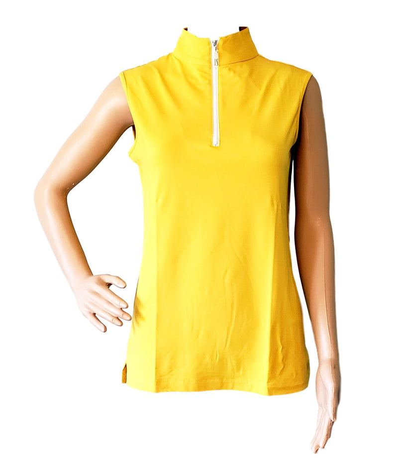 Sunflower/White Tailored Sportsman Women's Icefil Sleeveless Sun Shirt Tanks