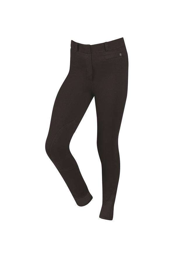 Dublin Child's Supa-Fit Pull On Knee Patch Breeches Knee Patch Breeches Dublin 4 Black 