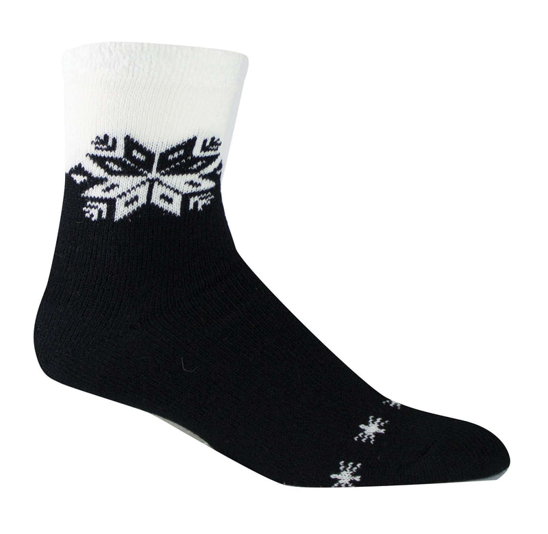 Woolrich Double Layer Snowflake Star Socks Woolrich M Black 