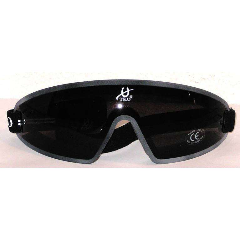 TKO Aerodynamic Polycarbonate Race Goggles Protective Eyewear TKO Black 