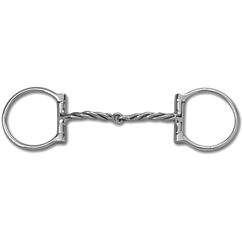 Myler Western Dee with Sweet Iron Twisted Snaffle Western Horse Bits Myler 5" Stainless Steel 