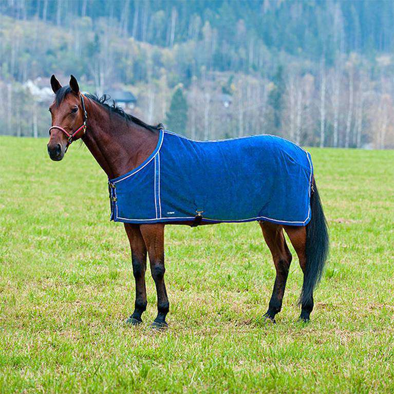 Finn-Tack Fleece Blanket, with Mesh Lining Coolers Finn-Tack 66 Blue/Blue 