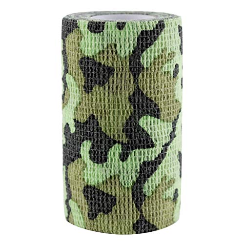 Finntack Flex Bandages Leg Wraps Horze Camo Green US 5 yd (EU 4.6 m) 