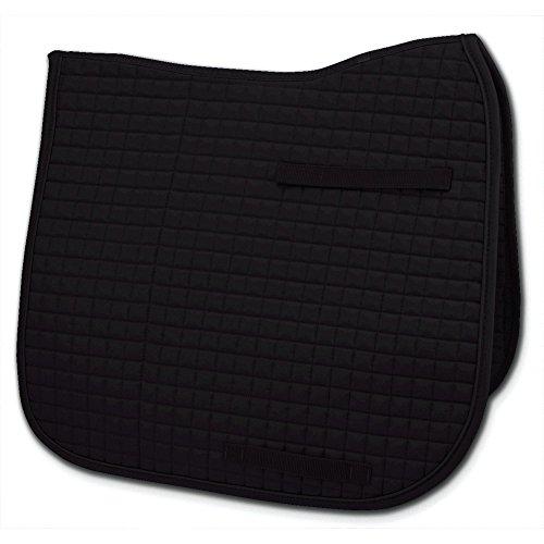 Passport Square Quilted Dressage Saddle Pad Dressage Pads Toklat Black 