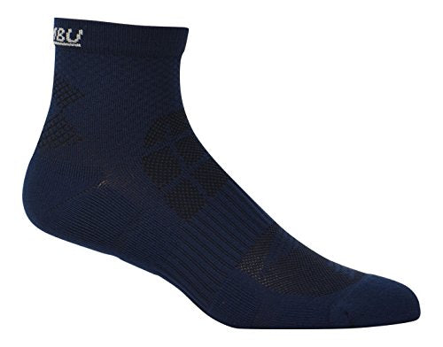 Khombu 4717 Men's Quarter Socks - 4-Pack Socks Black 7-12