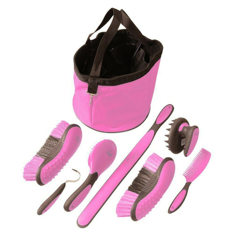 Tough 1 Great Grip Grooming Package (8-Piece), Pink Grooming Kits JT International 