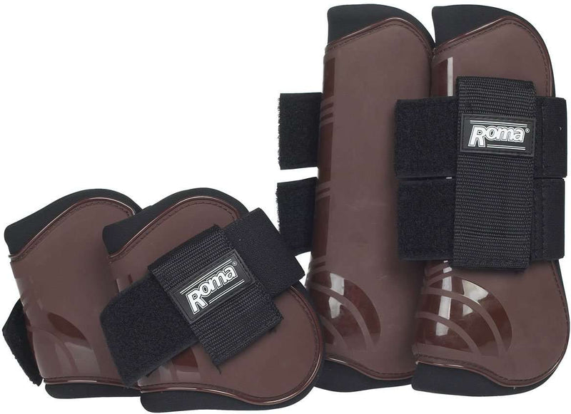 Roma Competitor Series 4 Pack Competition/Exercise Boots Roma Full Brown 