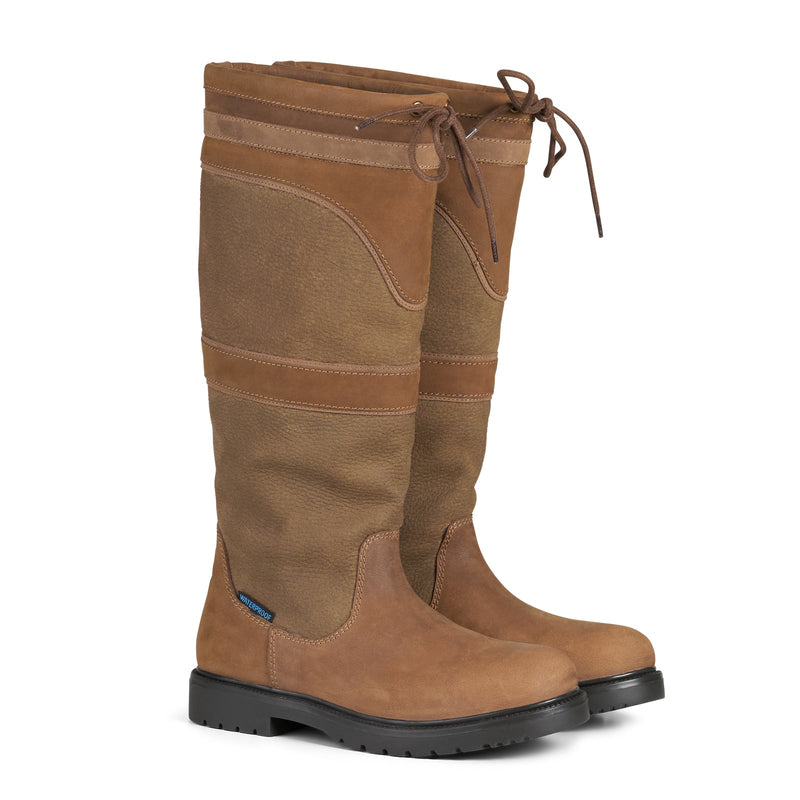 Brown Horze Cambridge Women's Country Tall Boots Side View