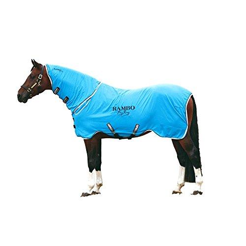 Rambo Dry Blanket Supreme Coolers Horseware Ireland Blue/Black/White Small 