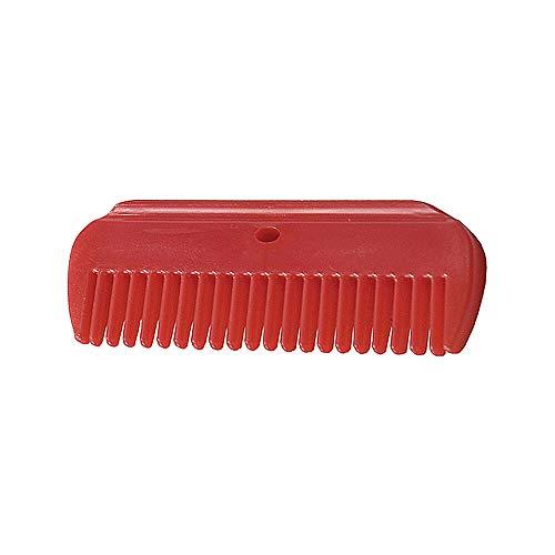Horze Mane Comb - Plastic Brushes Horze Red 