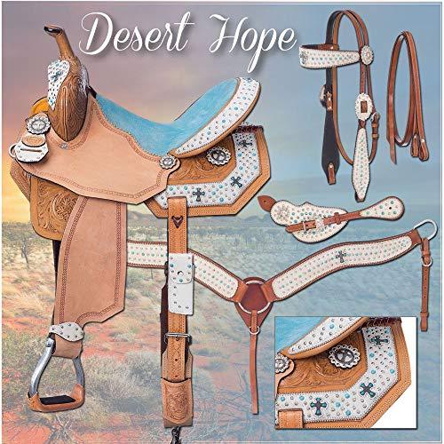 Silver Royal Desert Hope Saddle Package 13in Saddles JT International 