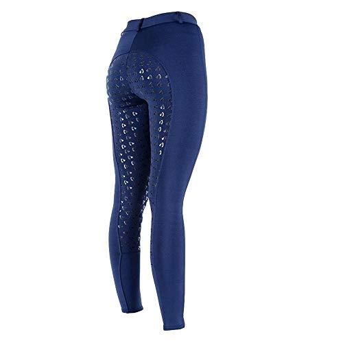 Shires Aubrion Albany Womens Riding Tights Full Seat Tights Shires Equestrian Blue Xsmall 